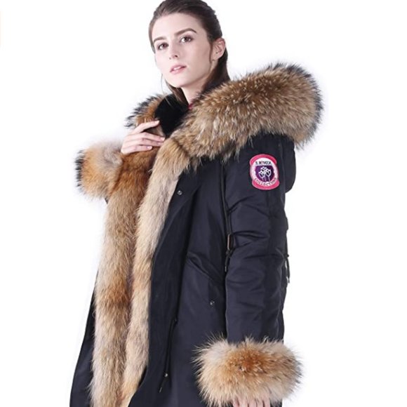 Faux Fur Lined waterproof coat